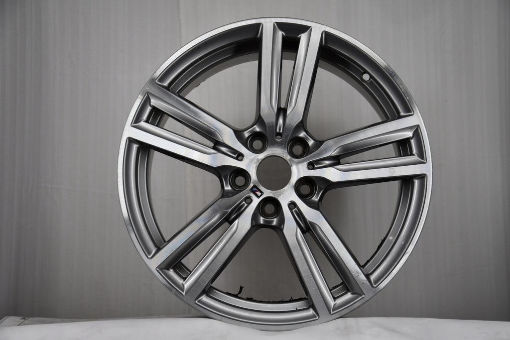 1x Alufelge 18 Zoll 8.0" 5x112 57ET Glanz 7848602 BMW 1 Mg Rim Wheel FEL9702258512aa