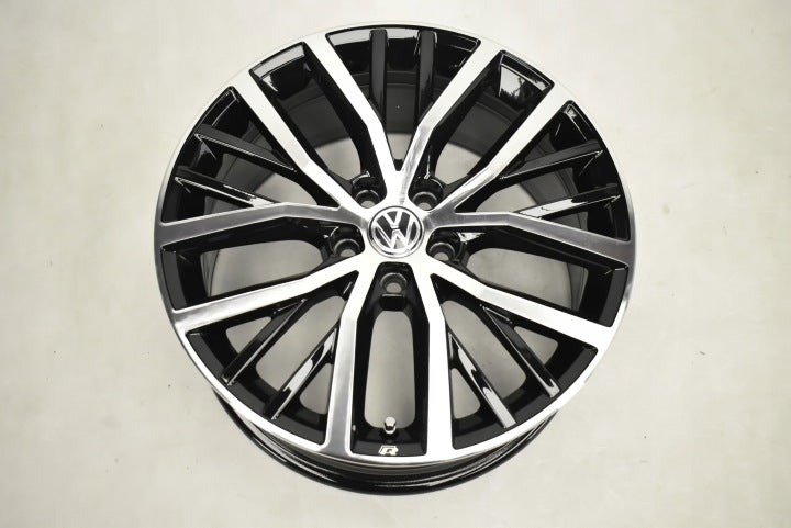 4x Alufelge 17 Zoll 7.5" 5x100 44ET Glanz Schwarz 6C0601025K VW Polo Rim Wheel FEL1672899425mt