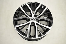 Laden Sie das Bild in den Galerie-Viewer, 4x Alufelge 17 Zoll 7.5" 5x100 44ET Glanz Schwarz 6C0601025K VW Polo Rim Wheel FEL1672899425mt