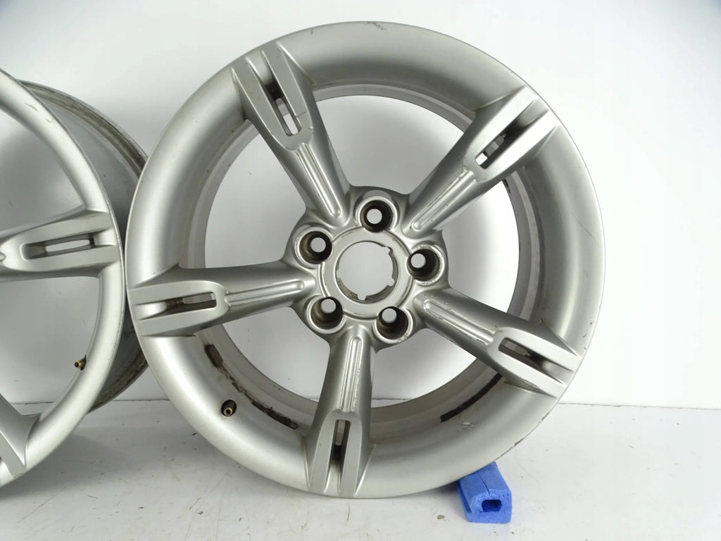 1x Alufelge 17 Zoll 7.0" 5x112 45ET Glanz Grau 1P0601025B Seat Leon Rim Wheel