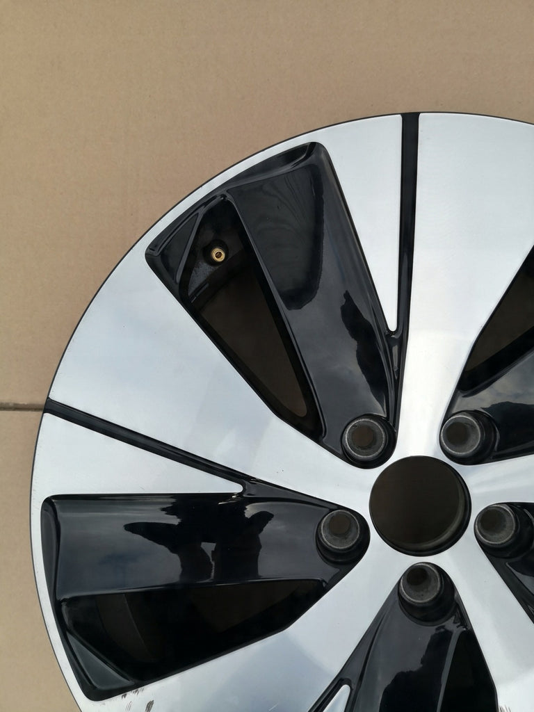 1x Alufelge 18 Zoll 7.5" 5x108 50 5ET Glanz Schwarz 31680403 Volvo Xc40