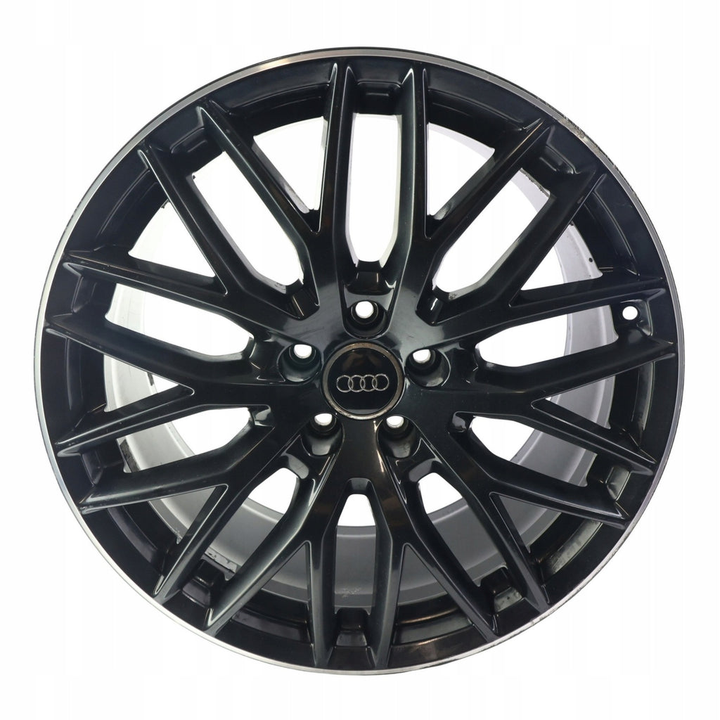 1x Alufelge 19 Zoll 9.0" 5x112 33ET Glanz Schwarz 8T0601025DL Audi A5 Rim Wheel FEL2612783554ir