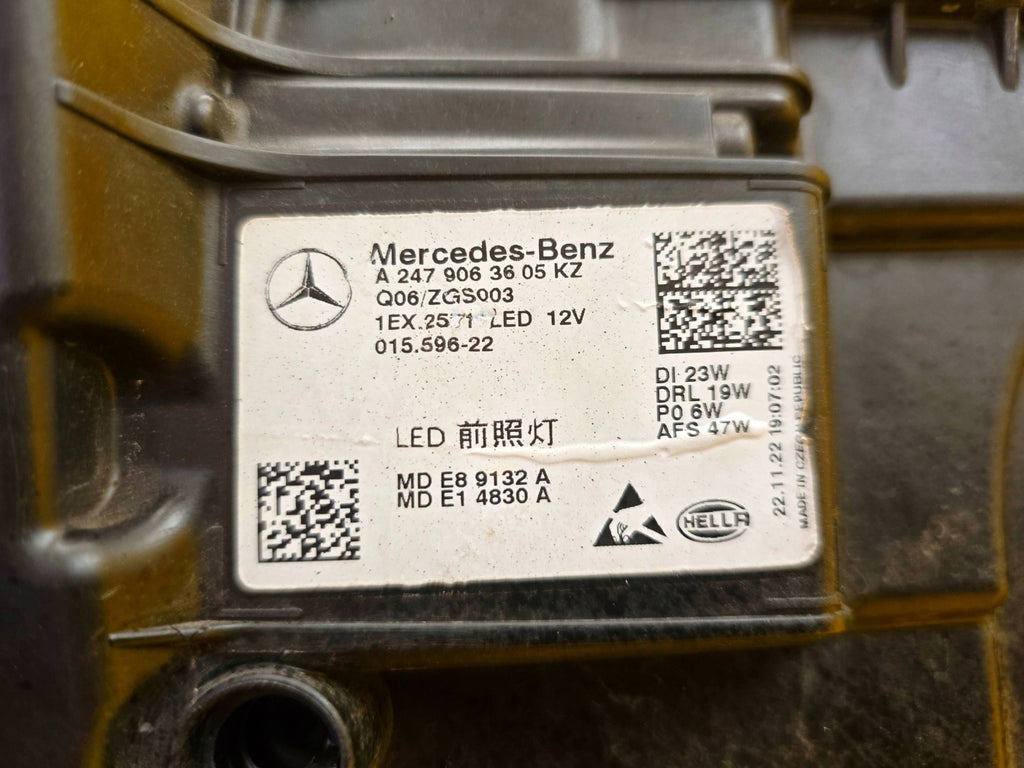 Frontscheinwerfer Mercedes-Benz W247 A2479063605KZ LED Rechts Headlight SCH5158509049su