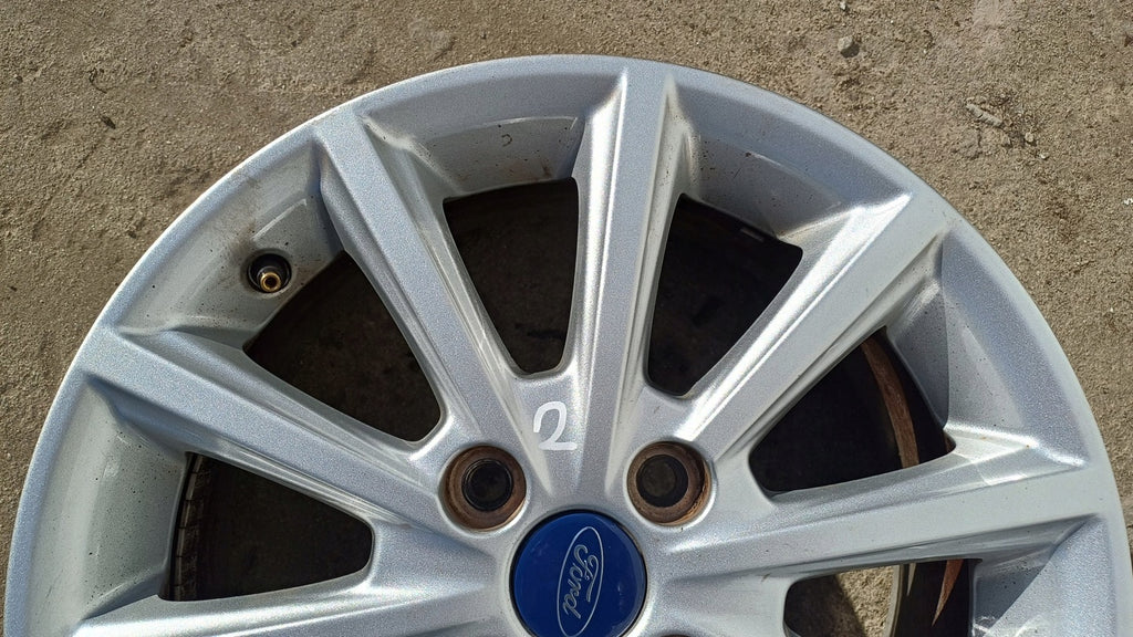 1x Alufelge 16 Zoll 6.5" 4x108 47 5ET H1BC-1007-B1A Ford Fiesta Rim Wheel