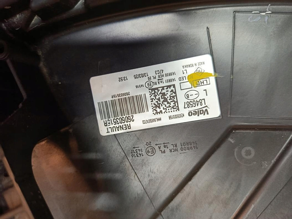 Frontscheinwerfer Dacia Duster 260603515R LED Links Scheinwerfer Headlight