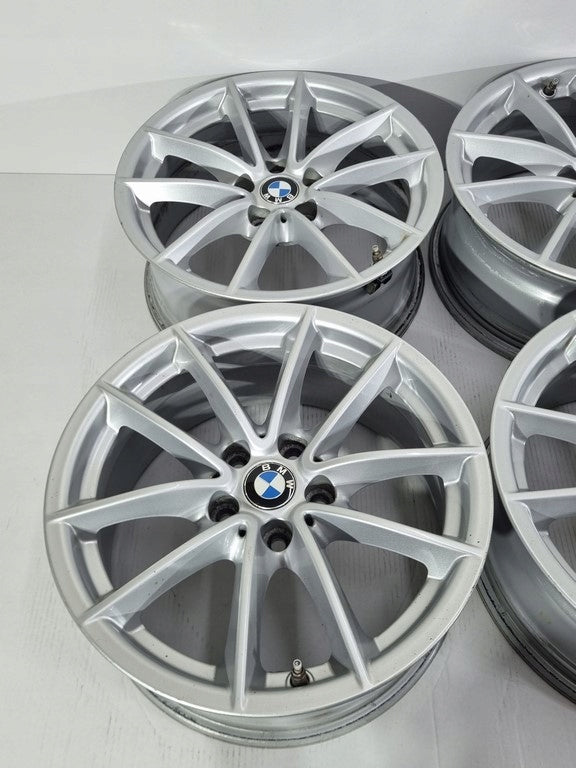4x Alufelge 17 Zoll 7.5" 5x112 27ET Glanz Silber BMW Rim Wheel FEL6756263863iz