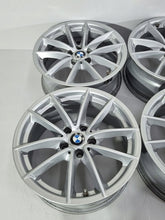 Laden Sie das Bild in den Galerie-Viewer, 4x Alufelge 17 Zoll 7.5" 5x112 27ET Glanz Silber BMW Rim Wheel FEL6756263863iz
