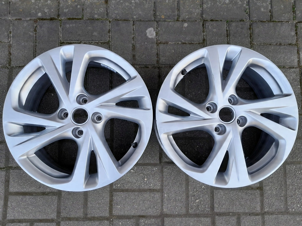 1x Alufelge 17 Zoll 7.0" 4x108 38ET Glanz Silber 39182182 Opel Rim Wheel