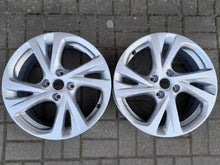 Laden Sie das Bild in den Galerie-Viewer, 1x Alufelge 17 Zoll 7.0&quot; 4x108 38ET Glanz Silber 39182182 Opel Rim Wheel