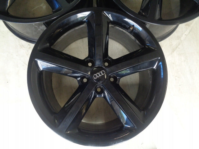 4x Alufelge 18 Zoll 9.0" 5x112 52ET Glanz Schwarz 8J0601025M Audi Tt Rim Wheel FEL4674574823yj
