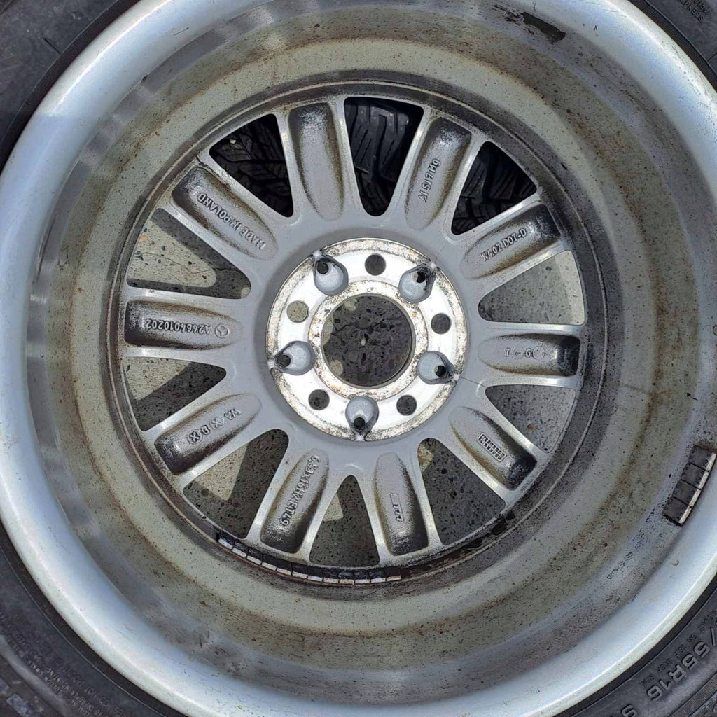4x Alufelge 16 Zoll 6.5" 5x112 49ET A2464010202 Mercedes-Benz Rim Wheel FEL3538188753zd