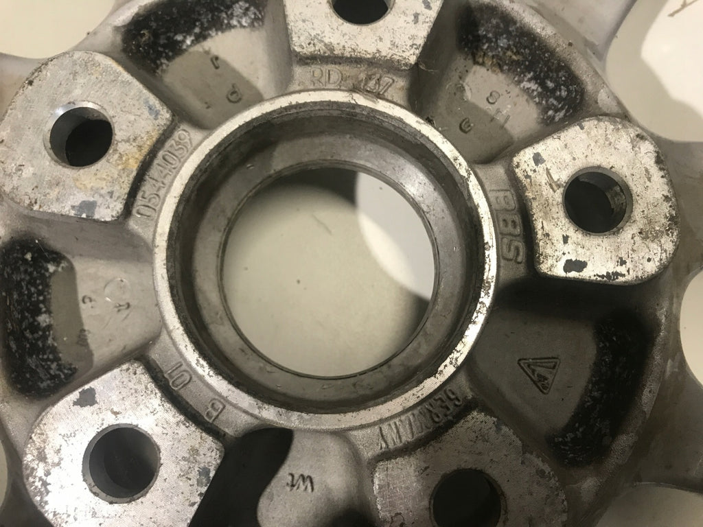 1x Alufelge 17 Zoll 7.0" 5x130 50ET Matt Silber 99636212402 Porsche Rim Wheel FEL5098695303za