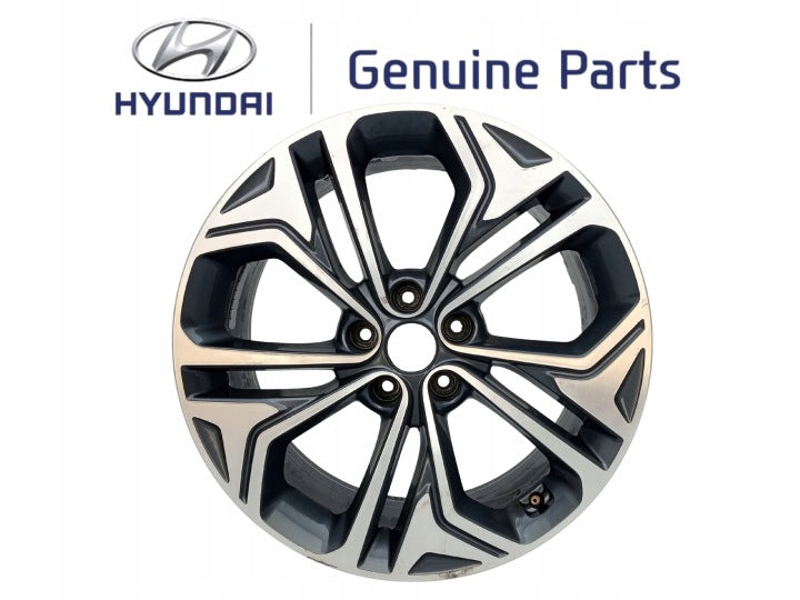 1x Alufelge 19 Zoll 8.0" 5x114.3 51ET Glanz 52910-S1330 Hyundai Santa I Fe FEL7798306545xs