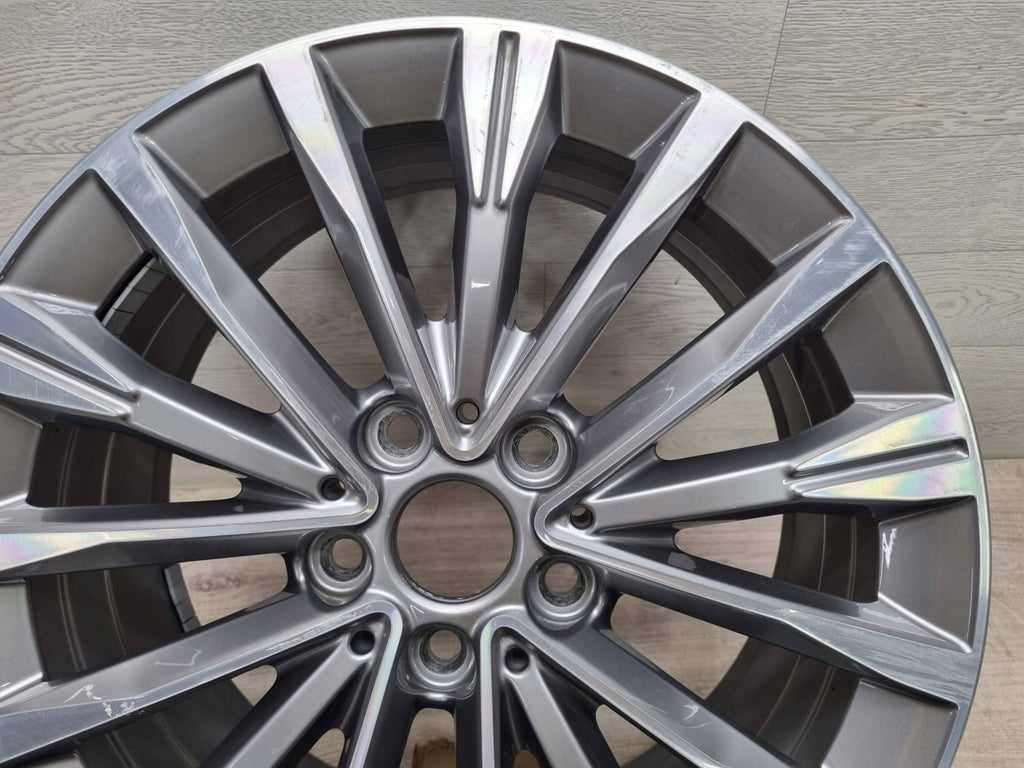 1x Alufelge 17 Zoll 7.5" 5x112 54ET Glanz Graphit 6856085 BMW 2 F45 Mg Rim Wheel FEL9924555040im