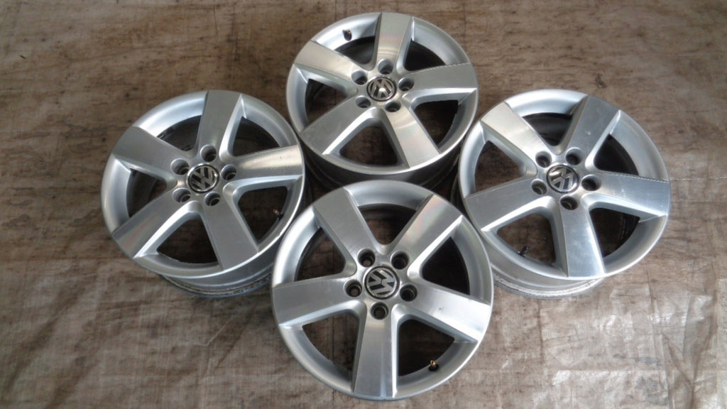 4x Alufelge 16 Zoll 6.5" 5x112 50ET 1K0601025CB Seat I Passat Touran Caddy FEL6881834740hp