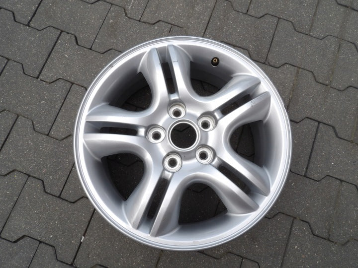 1x Alufelge 16 Zoll 6.5" 5x114.3 41ET Glanz Silber 52910-1F200 Kia Sportage FEL3523874902lh