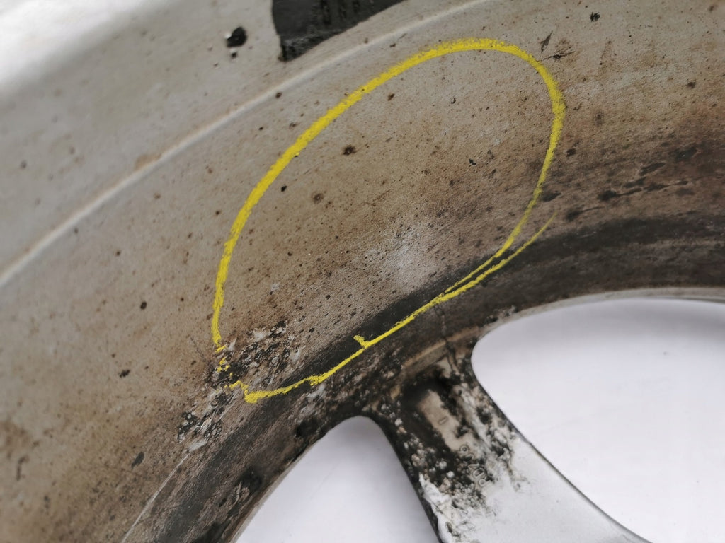 1x Alufelge 18 Zoll 8.0" 5x130 57ET Glanz Silber 99736213600 Porsche 911 997