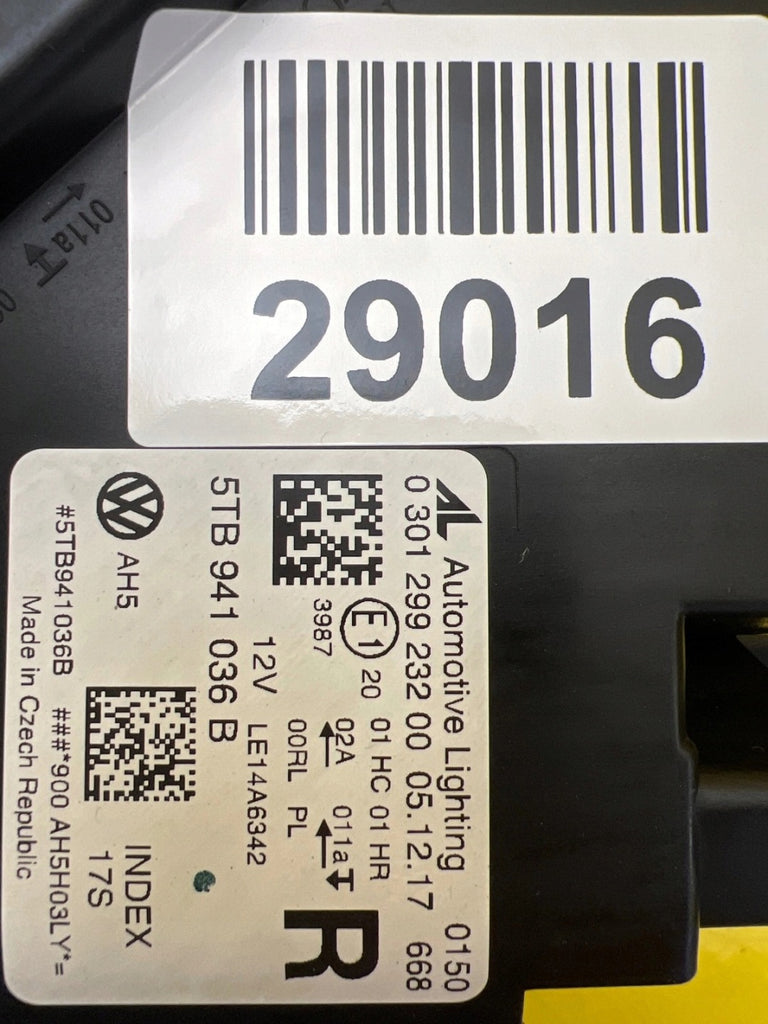 Frontscheinwerfer VW Touran 5TB941036B LED Rechts Scheinwerfer Headlight SCH6652325900ik