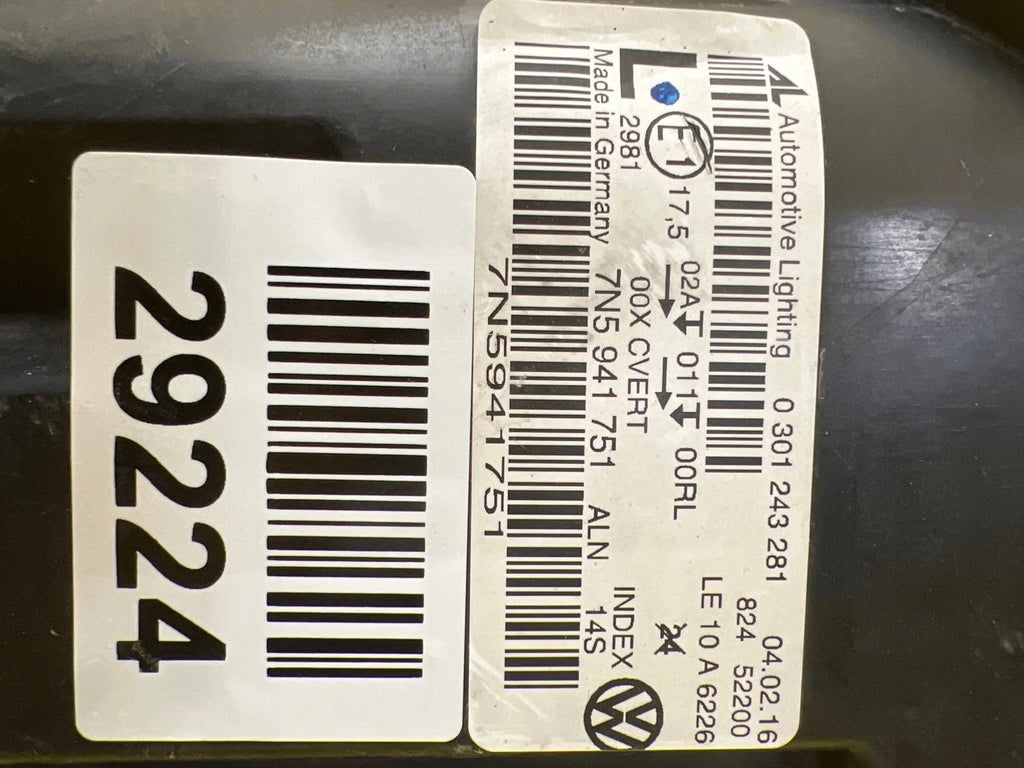 Frontscheinwerfer Seat Alhambra 7N5941751 Xenon Links Scheinwerfer Headlight SCH9420231944zj