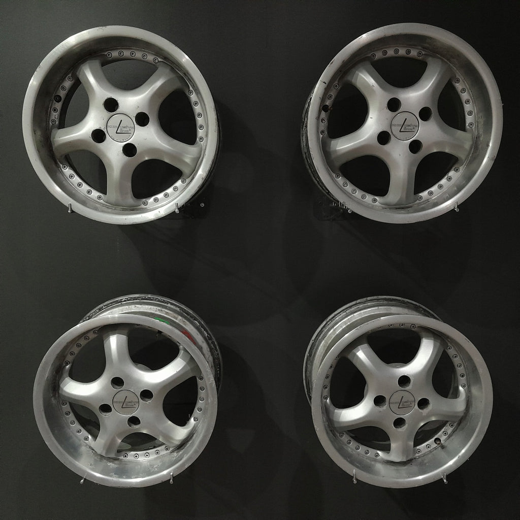 4x Alufelge 15 Zoll 7.0" 4x100 30ET Glanz Silber Opel Rim Wheel FEL4995685682iq