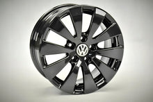 Laden Sie das Bild in den Galerie-Viewer, 4x Alufelge 16 Zoll 7.0" 5x112 45ET Glanz Schwarz 3C0601025C VW Passat Rim Wheel FEL9236843685ie