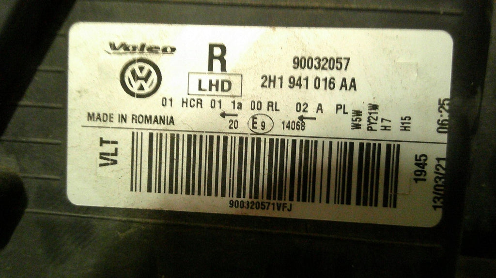 Frontscheinwerfer VW Amarok 2H1941016AA Rechts Scheinwerfer Headlight SCH2742085226ah