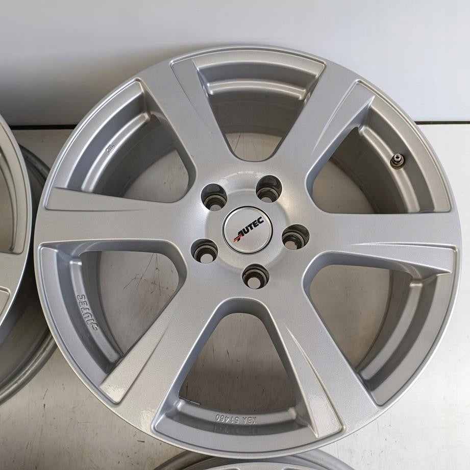 4x Alufelge 18 Zoll 7.5" 5x114.3 49ET Glanz Silber Hyundai I Rim Wheel FEL3424276313zz