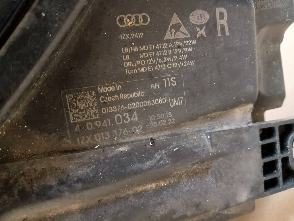 Frontscheinwerfer Audi A6 1ZX01337602 4K0941034 Rechts Scheinwerfer Headlight SCH7369360343go