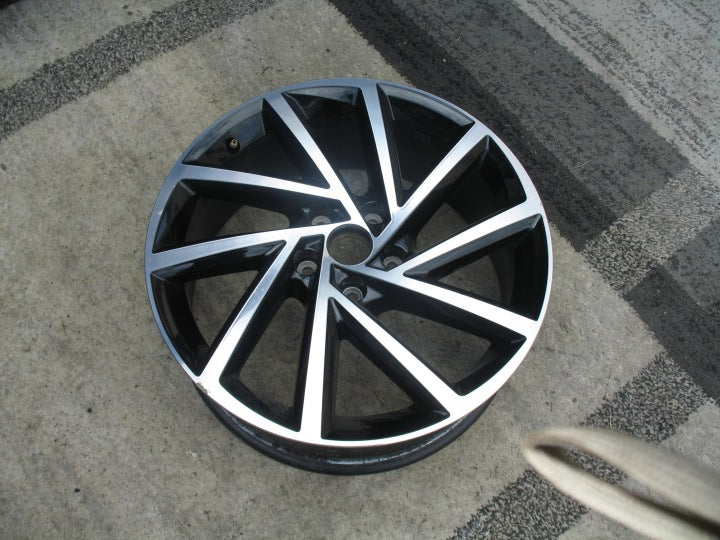 1x Alufelge 18 Zoll 7.0" 5x112 45ET Matt Schwarz 2GA601025S VW T-Roc Rim Wheel FEL4711038886zj