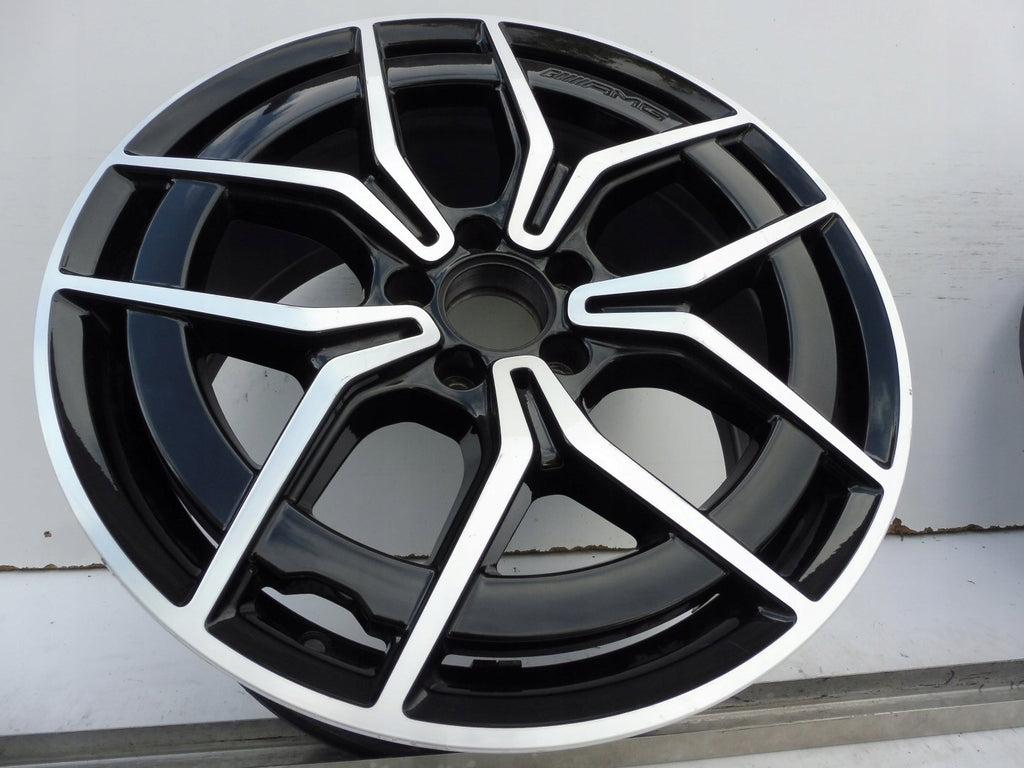 1x Alufelge 19 Zoll 9.0" 5x112 58ET Glanz Schwarz A2064016800 Mercedes-Benz Amg FEL5401862297cf