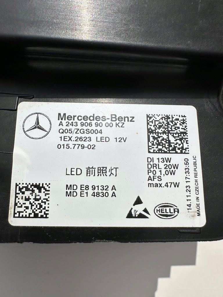 Frontscheinwerfer Mercedes-Benz Eqa Eqb A2439069000KZ LED Rechts Headlight SCH2543298165uh