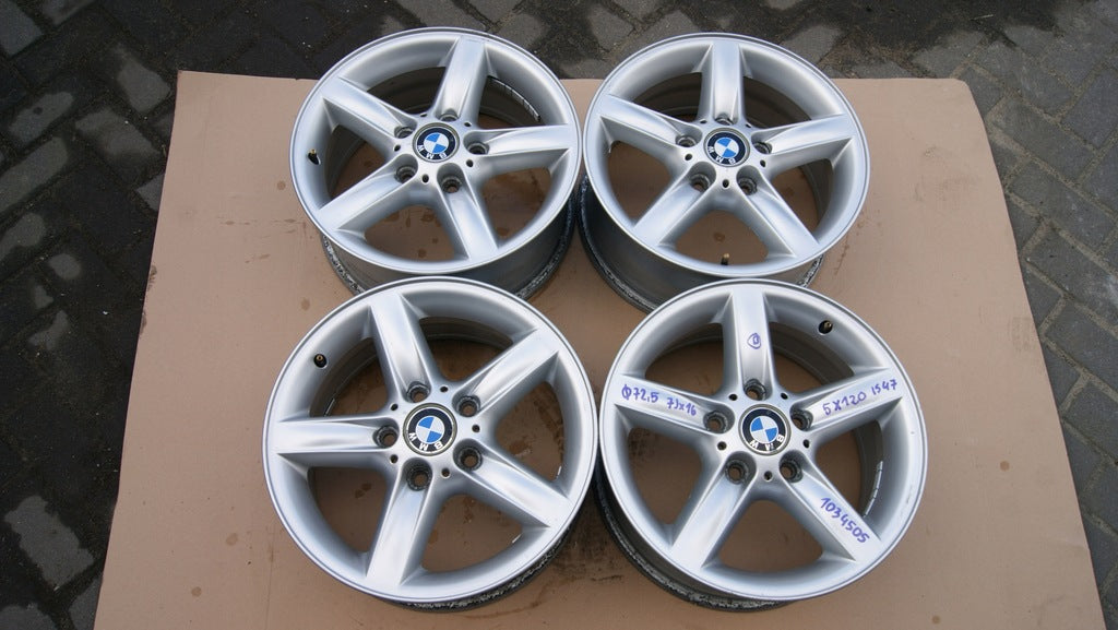 4x Alufelge 16 Zoll 7.0" 5x120 1034505 BMW Rim Wheel FEL6663170220vl