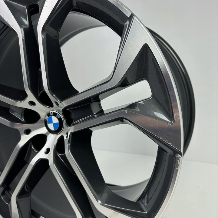 1x Alufelge 21 Zoll 10.5" 5x112 43ET Glanz Graphit 6885460 BMW G05 G06 Mg FEL2930447179xc