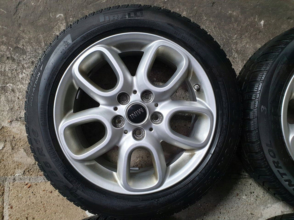 4x Alufelge 16 Zoll 6.5" 5x112 54ET Silber Audi Mini I Rim Wheel FEL9842032922in
