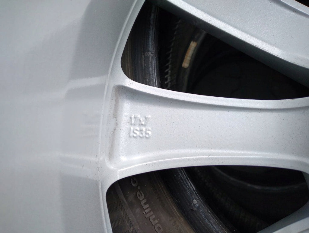 1x Alufelge 17 Zoll 7.0" 5x110 35ET Glanz Silber OP056 Opel Zafira Rim Wheel FEL8223503255gq