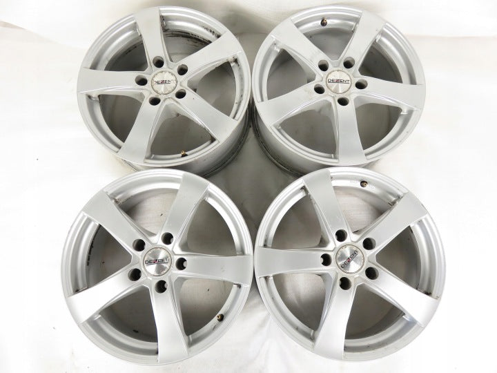 4x Alufelge 17 Zoll 7.5" 5x120 35ET Glanz Silber KBA47688 BMW Rim Wheel FEL2165055065wm
