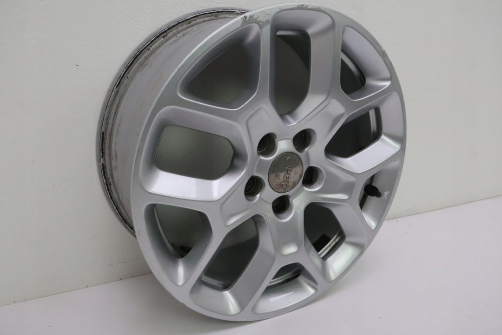 1x Alufelge 17 Zoll 7.0" 5x110 40ET Glanz Silber 735577525 Jeep Renegade FEL5111366840br