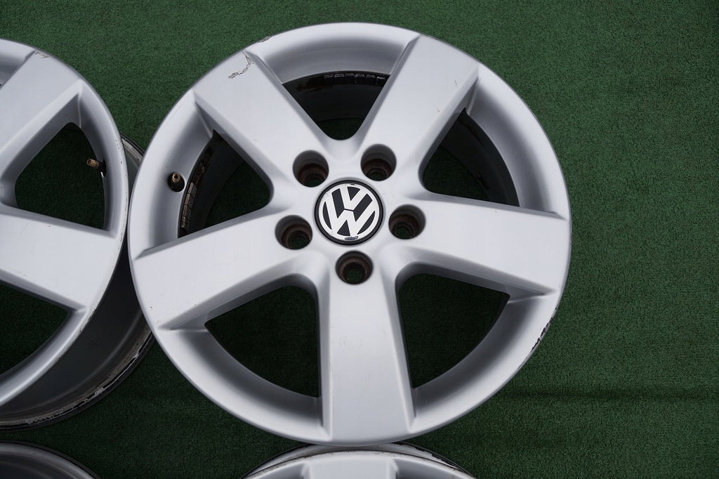 4x Alufelge 16 Zoll 6.5" 5x112 50ET 1T0601025 VW Caddy V Golf Rim Wheel FEL4583195413oh