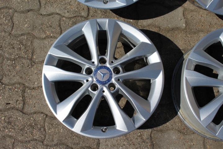 4x Alufelge 17 Zoll 7.0" 5x112 48 5ET A2054018000 Mercedes-Benz W205 Rim Wheel FEL5895329326mx
