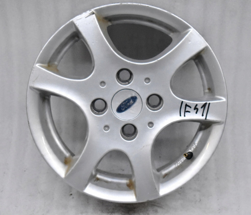 1x Alufelge 14 Zoll 5.5" 4x108 43,5ET XS4-BA, 1058645, XS4JBA1058645 Ford Fiesta