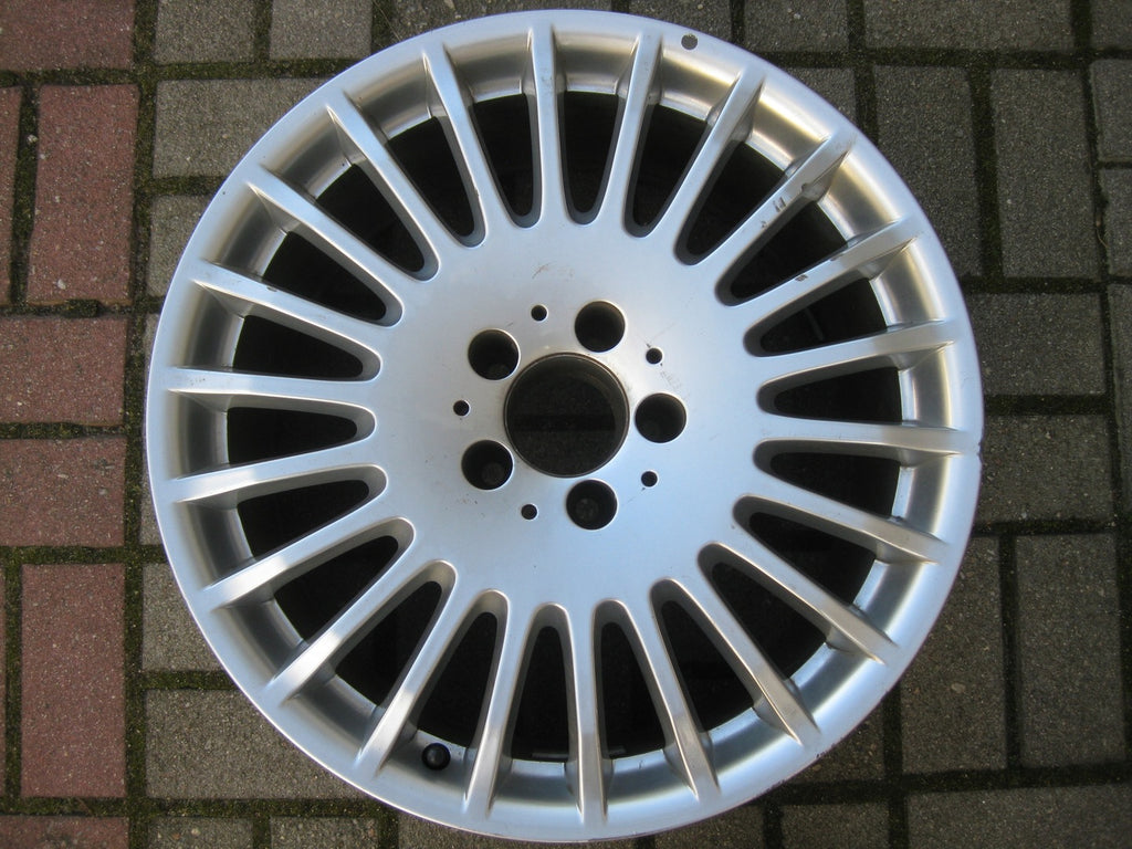 1x Alufelge 18 Zoll 9.5" 5x112 33ET Glanz Silber Mercedes-Benz Rim Wheel