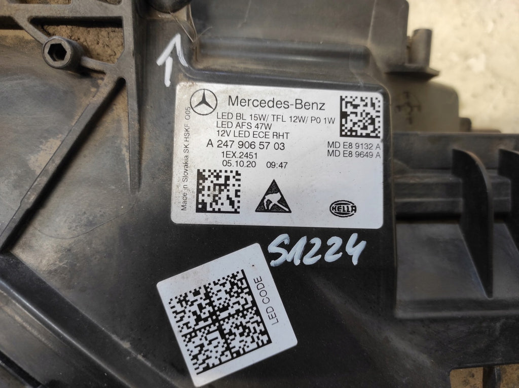 Frontscheinwerfer Mercedes-Benz W247 A2479065703 Full LED Links Headlight SCH3660444341xu