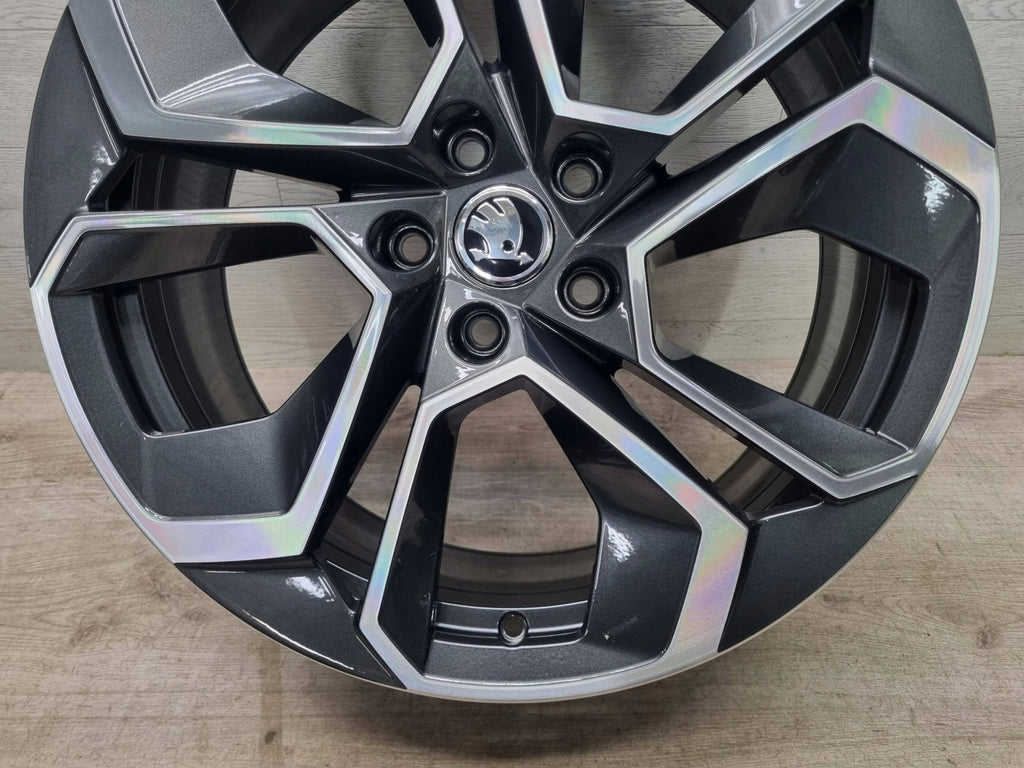 4x Alufelge 19 Zoll 7.5" 5x112 48ET Matt Graphit 5E3601025 Skoda Octavia Iv FEL1884380331qe