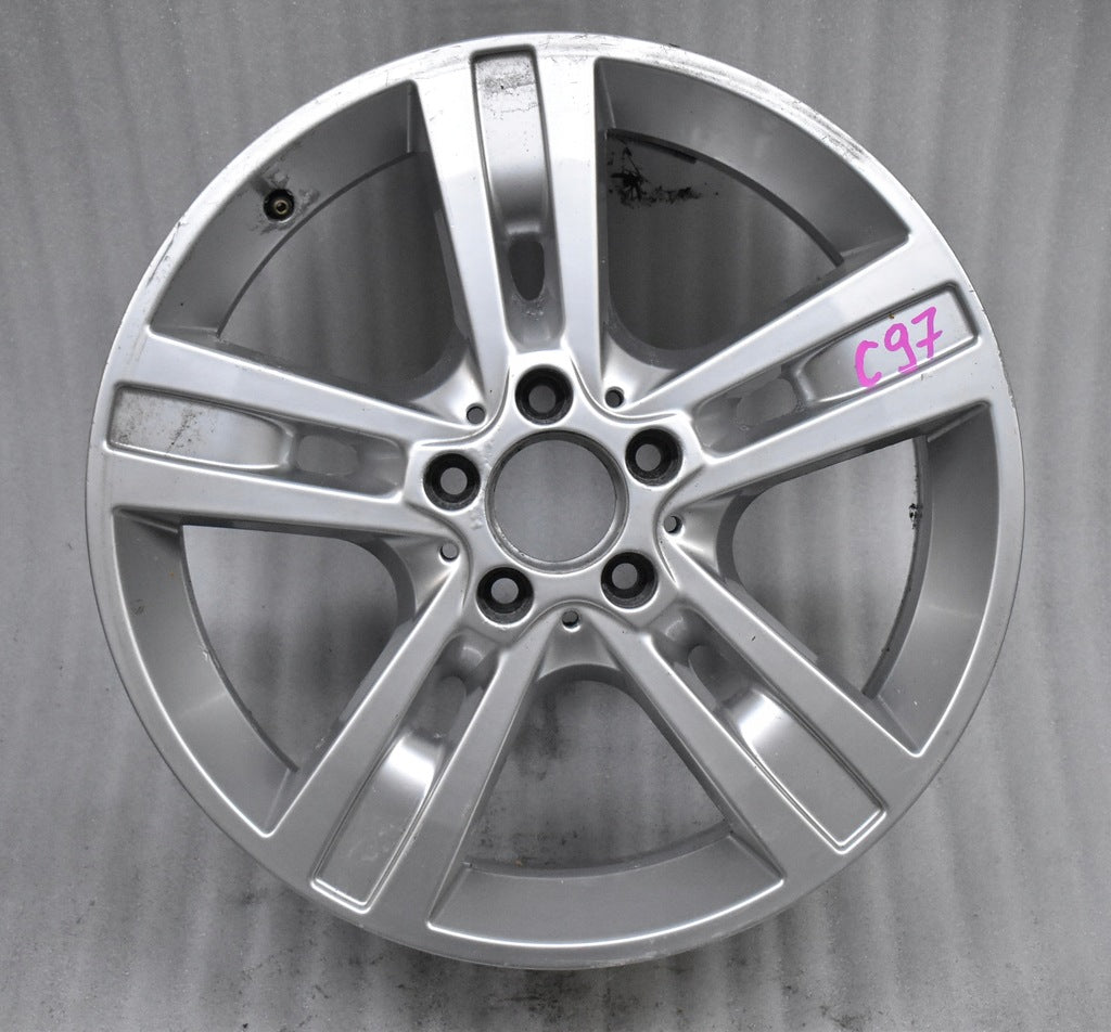 1x Alufelge 18 Zoll 8.0" 5x112 60ET Glanz Silber A1644015702 Mercedes-Benz W164 FEL8737819501lw