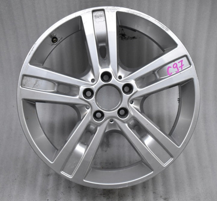 1x Alufelge 18 Zoll 8.0" 5x112 60ET Glanz Silber A1644015702 Mercedes-Benz W164 FEL4090805079ud