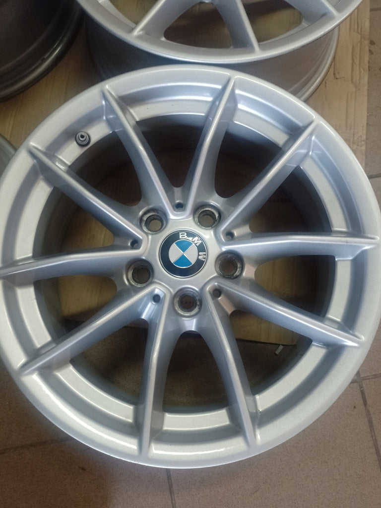 4x Alufelge 16 Zoll 6.5" 5x112 22ET Glanz Silber 6876921 BMW Rim Wheel FEL7452192643bt