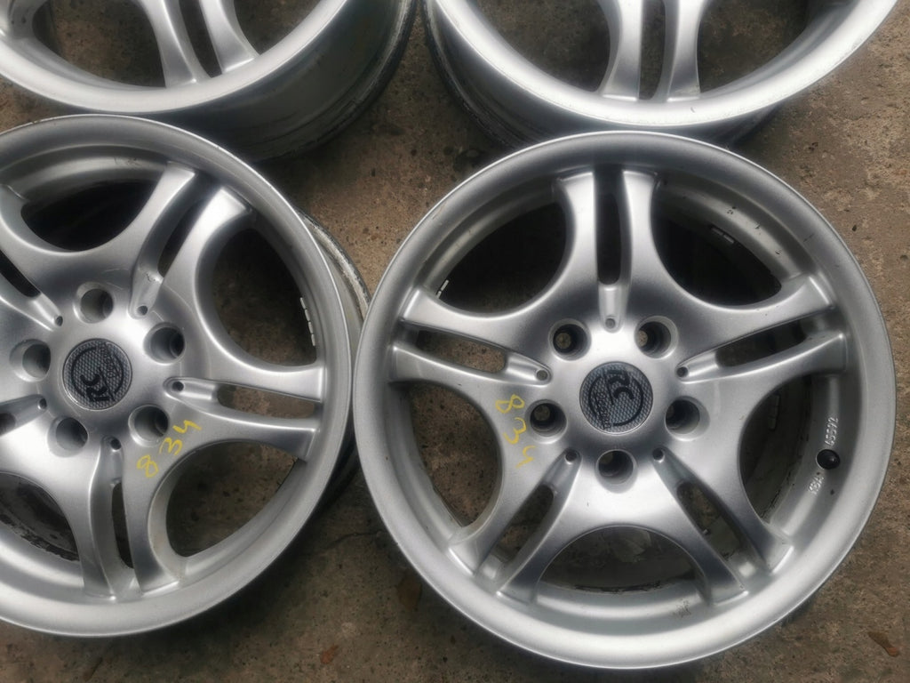 4x Alufelge 16 Zoll 7.0" 5x120 20ET Silber BMW Rim Wheel FEL6643531187lj