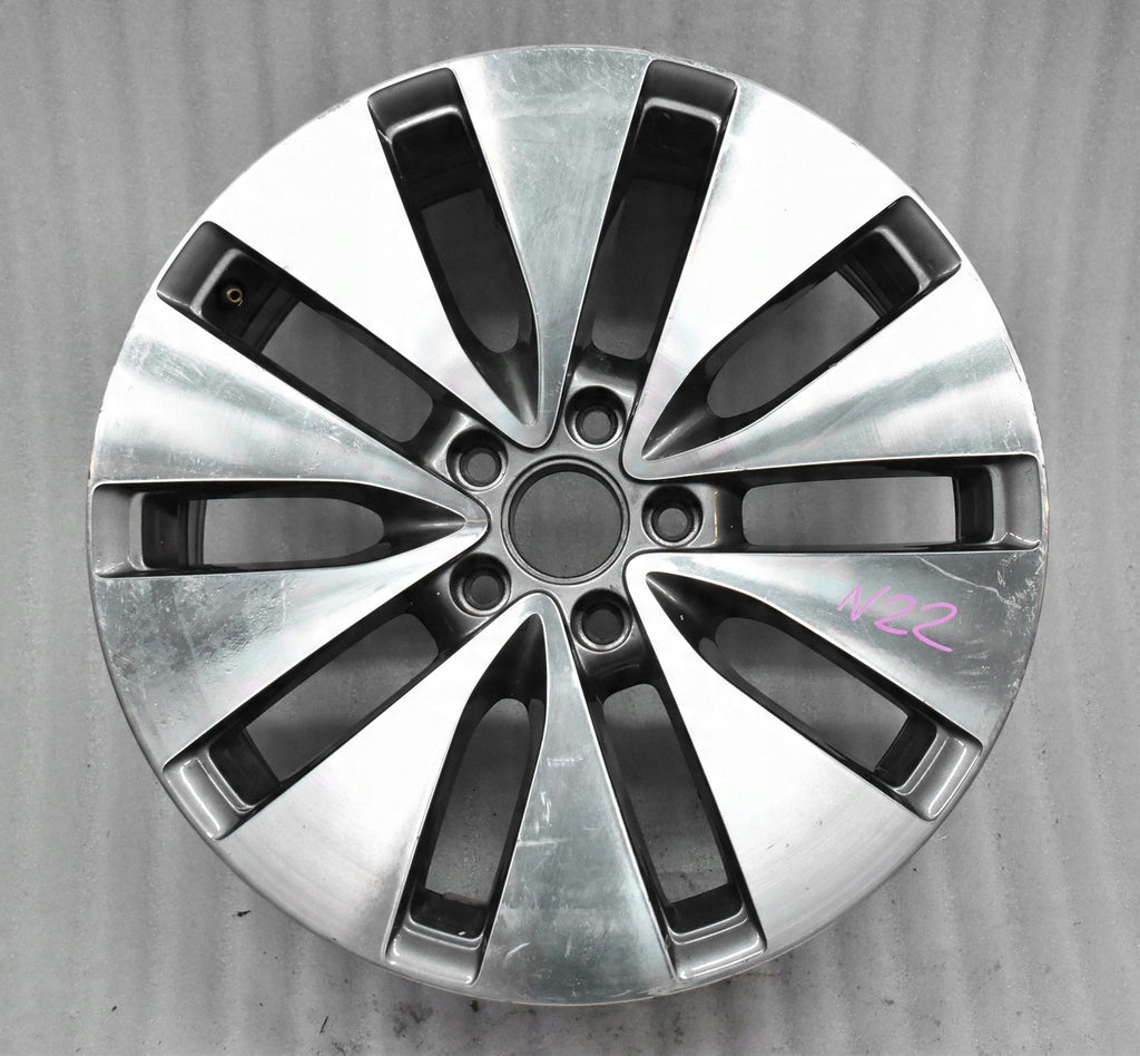 1x Alufelge 18 Zoll 7.5" 5x112 51ET Glanz Silber 1K0601025BE Mg 6 5 Golf