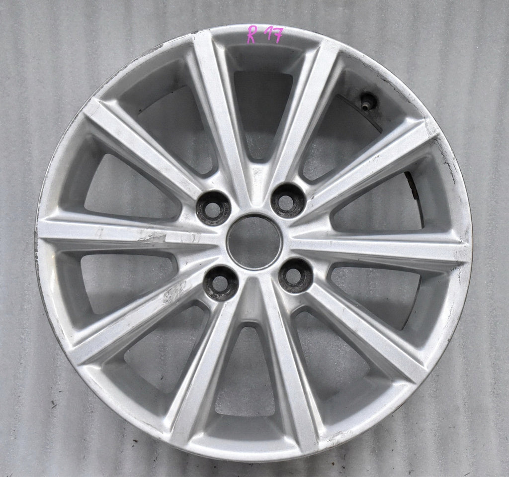 1x Alufelge 16 Zoll 6.5" 4x108 40ET Glanz Silber FV1C-1007-AA Ford Fiesta