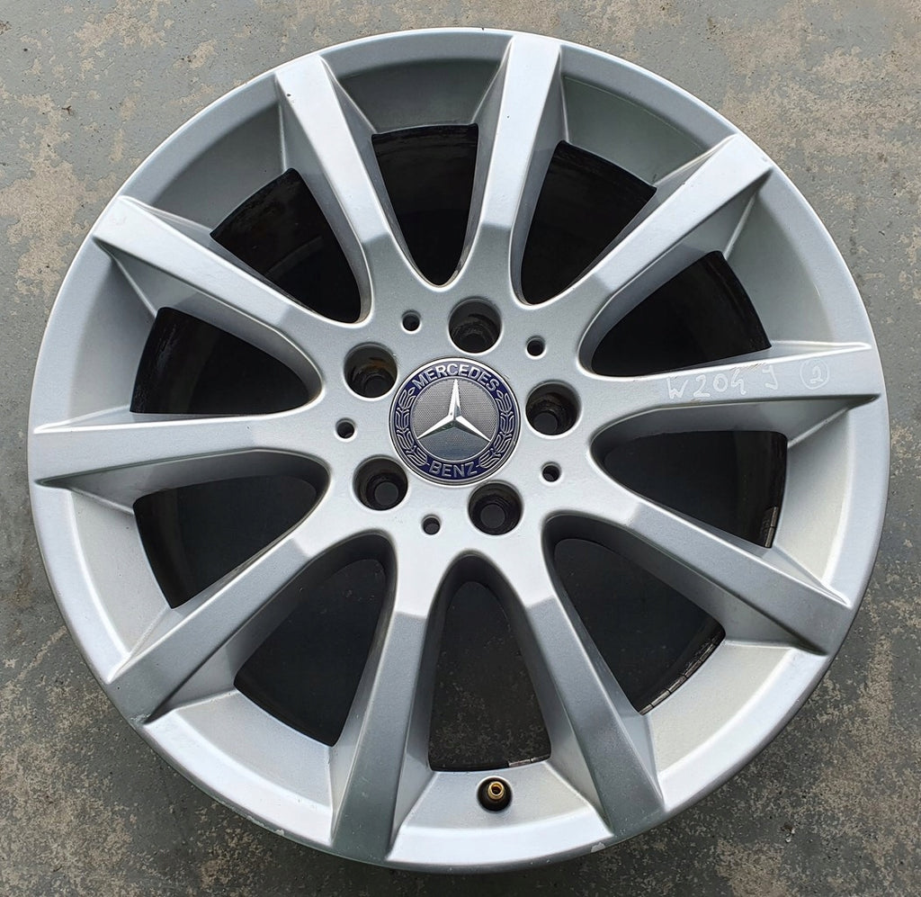 1x Alufelge 17 Zoll 7.5" 5x112 47ET Mercedes-Benz W204 Rim Wheel